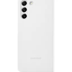 Оригінальний чохол-книжка для Samsung Galaxy S21 FE (G990) S-View Clear View Smart Cover White EF-ZG990CWEGRU - мініатюра 4