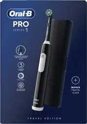 Електрична зубна щітка Oral-B Braun Pro Series 1 чорна + футляр - мініатюра 3
