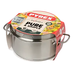 Каструля Pyrex INFINITY fixed handle 4.1 л 24 см з кришкою (SR24AEX/8042) - мініатюра 3