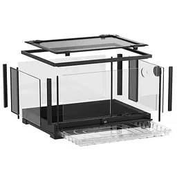 Тераріум Repti-Zoo 90x45x45 см (CRK0119) - скляний тераріум для рептилій та амфібій - мініатюра 6