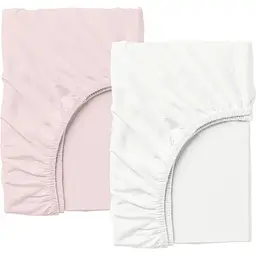 Набір простирадл на резинці Cosas WHITE/PUDRA 140х200х20 см (Set_White_Pudra_140x200_2)