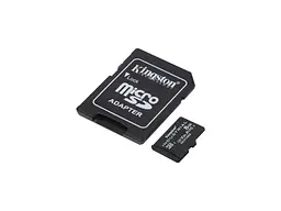 Карта пам'яті Kingston Industrial microSDHC UHS-I (U3) V30 A1 + SD Adapter 8 GB (SDCIT2/8GB) - мініатюра 2