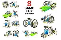 Робот-конструктор Same Toy 14в1 Мультибот на сонячній батареї (214UT) - мініатюра 2