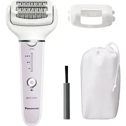 Panasonic Епілятор пінцетний, акумуляторний , пінцет.-60, волог.+сух., насадок-2, футляр , фіолетово-білий - мініатюра 3
