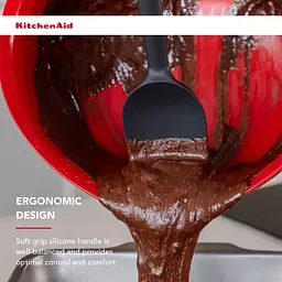 Лопатка силіконова KitchenAid Coreline сіра (KAS030OHCGG) - мініатюра 6