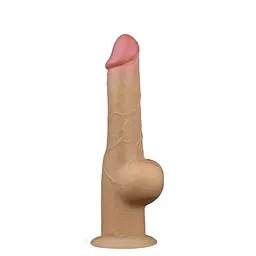 Реалістичний фалоімітатор LoveToy Dual-Layered Handle Cock, 25 см