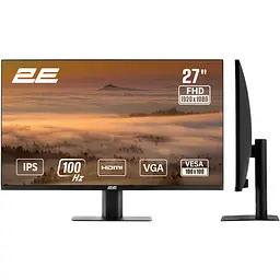 Монітор 2E 27" F2725B D-Sub HDMI IPS 100Hz teh0014171