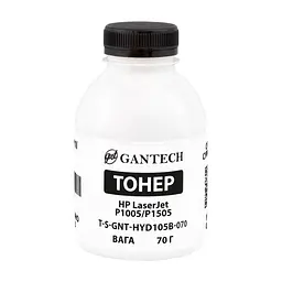 Тонер HP LJ P1005/P1505, bottle 70g Gantech (TSM-HYD105B-070)