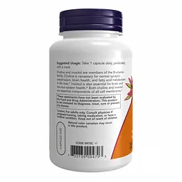 Холін і Інозитол 250 мг, CHOLINE & INOSITOL 250/250mg - 100 vcaps - мініатюра 3