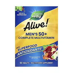Мультивітаміни для чоловіків 50+, Men's 50+ Complete Multivitamin - 50 tabs