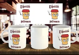 Чашка "Espresso patronum" 330 мл Зелена