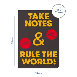 Блокнот в крапку «Take notes» - мініатюра 2
