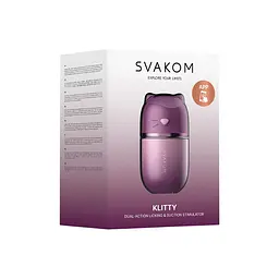 Смарт куні-імітатор Svakom Klitty, з язичком, лиже, смокче та вібрує - мініатюра 4