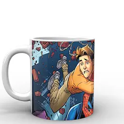 Кухоль GeekLand Людина-Павук Spider-Man комікс SM.02.015 330 мл білий - мініатюра 2