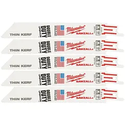Полотно для шабельних пил THIN KERF MILWAUKEE, 150х1,4мм, (5шт), (метал)