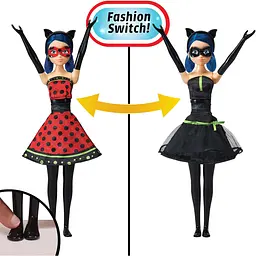 Інтерактивна лялька Miraculous Леді Баг і Супер-Кіт Дизайнерське перевтілення Леді Баг 26 см (50414) - мініатюра 3