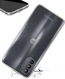 Силіконовий чохол BeCover для Motorola Moto G52/G82 Transparancy (709294) - мініатюра 3