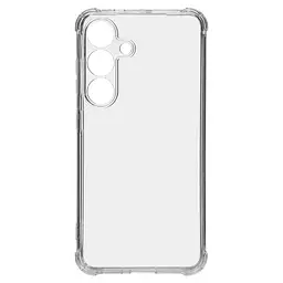 Прозрачный чехол для Samsung Galaxy S25 5G с защитой камеры и усиленными бортами, тонкий, силиконовый, бесцветный, ударопрочный, противоударный бампер с закрытой камерой, ArmorStandart (ARM81597)