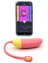 Виброяйцо Magic Motion Vini Orange со смарт-управлением, 9.5х3.7 см оранжевый