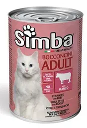 Консерва для котів Simba з яловичиною 415 гр