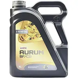 Олива моторна Lotos Aurum SF/CD SAE 15W-40, 4 л (162023)