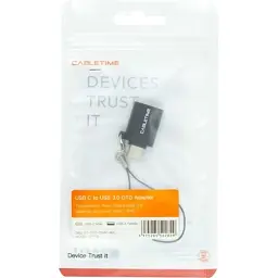 Перехідник OTG USB 3.0 AF to USB-C Cabletime (CA913688) - мініатюра 3