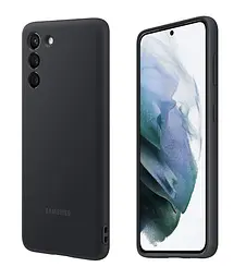 Чохол силіконовий протиударний Official Silicone Cover EF-PG996TBEGRU для Samsung Galaxy S21 Plus (6.7") Black - мініатюра 2