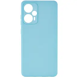 Силіконовий чохол Candy Full Camera для Xiaomi Poco F5 / Note 12 Turbo Бірюзовий / Turquoise