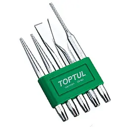 Набір кернерів, вибивачів і зубил TOPTUL 5 шт. GAAV0501