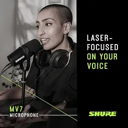 Мікрофон Shure MV7-К (XLR/USB) - мініатюра 7