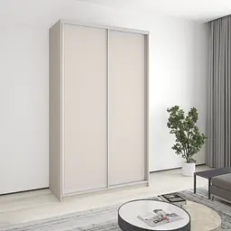 Шафа-купе дводверна MebelStar Стандарт AL 2ДСП 140x45x240 см Кашемір (MBS-3568)