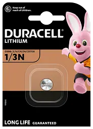 Спеціальна літієва батарейка Duracell 1/3N 3V, (2L76 / CR1 / 3N / CR11108), 1 шт. в упаковці
(7091713)