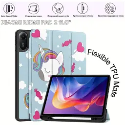 Чохол до планшета BeCover Flexible TPU Mate Xiaomi Redmi Pad 2 11.0" Unicorn (715604) - мініатюра 6