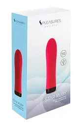 Вібратор Pleasures Star Ruby 13,7 см (рожевий) - мініатюра 3
