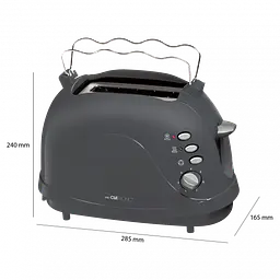 Тостер Clatronic TA 3565 Grey - мініатюра 2
