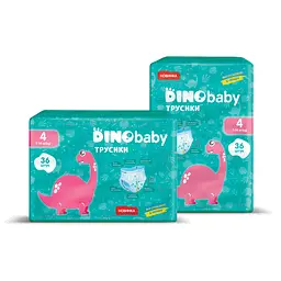 Підгузки-трусики Dino Baby 4 (7-14кг), 36 шт. - мініатюра 2
