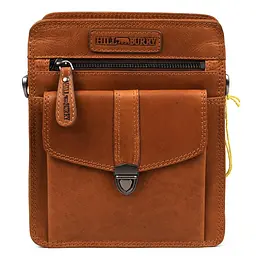 Чоловіча шкіряна сумка через плече Hill&Burry 22,5×18×9 см nsa0001414