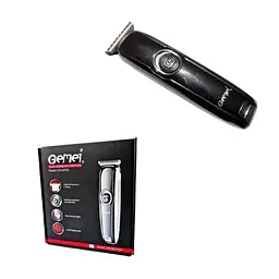 Бездротова акумуляторна машинка для стрижки Gemei GM-6050 - мініатюра 2