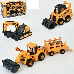 Будтехніка WD131 інерція,набір 3шт(від 20см)1:16,зв,світло,рухливі деталі,бат.кор.47-26,5-22,5см