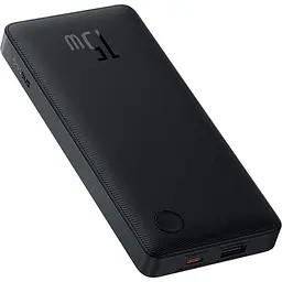 Зовнішній акумулятор Baseus Airpow Lite 10000mAh 15W Black [P10067500123-00] [102134] - мініатюра 2