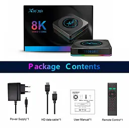 Смарт ТВ приставка Android SmartTV Box X96 X4 4/64Гб 8K HDR - мініатюра 5