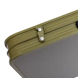 Стіл для пікніка LUGI JY-12060GR розкладний зі стільцями 120х60х70/61/54 см хакі - мініатюра 4