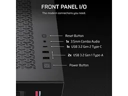 Корпус Corsair 3500X LX-R RGB Black (CC-9011324-WW) - мініатюра 5