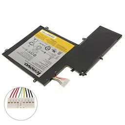 Акумулятор для ноутбука Lenovo L11M3P01 (IdeaPad U310 series) 11.1V 4160 mAh 46Wh Black - мініатюра 2