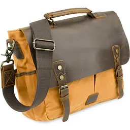 Діловий портфель у поєднанні зі шкірою 20120 Vintage рудий - мініатюра 1