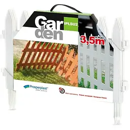 Садова огорожа Prosperplast Garden classic 3.5 м біла - мініатюра 2