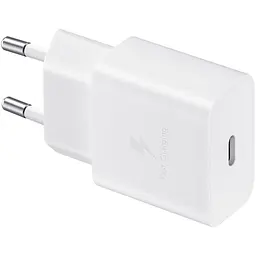 Зарядний пристрій Samsung 15Вт USB-С, кабель USB-C USB-C, 1м, білий (EP-T1510XWEGEU) - мініатюра 3