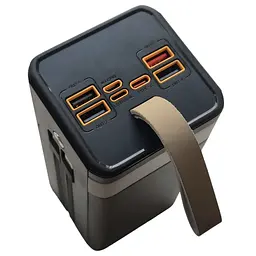 Павербанк 50000мА·ч Power Bank 4USB 2Type-C PD із швидкою зарядкою до 22.5W та ліхтариком кабелю Type-C та Lightning портативний зарядний пристрій BOROFONE DBT 35B - мініатюра 4