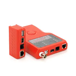 Кабельний тестер Merlion мультифункціональний 5 в 1 RJ-11 / RJ-45 / BNC / USB /1394 - мініатюра 4