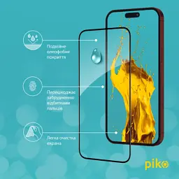 Скло захисне Piko Full Glue Apple iPhone 15 Pro (1283126575464) - мініатюра 5